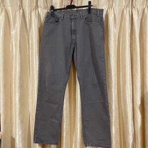 60's 復刻Levi's リーバイス 518 LVC デニムパンツ スリムテーパード サイズW34 ビックE ユーズド加工 トルコ製