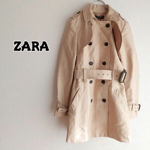 ZARA トレンチコート ザラ ベージュ 5506