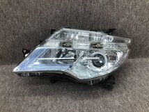 磨き済み 日産 セレナ ハイウェイスター C26 後期 純正 左 ヘッドライト LED KOITO 100-23683_画像1