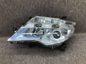 磨き済み 日産 セレナ ハイウェイスター C26 後期 純正 左 ヘッドライト LED KOITO 100-23683