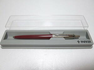 パーカー　PARKER　ボールペン　レッド系＆シルバー　美品！！