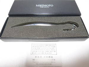 ミキモト　MIKIMOTO　ブックマーク　シルバー（パール）　極美品！！