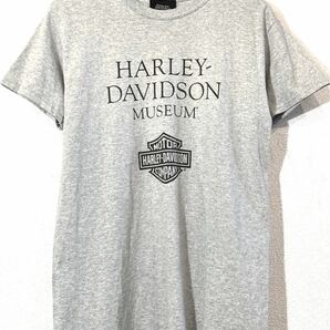 HARLEY-DAVIDSON MUSEUM◎2000'sVINTAGE◎Tシャツ◎両面プリント◎ミュージアム◎USA限定品◎ハーレーダビッドソン◎ビンテージ◎Y2K◎灰