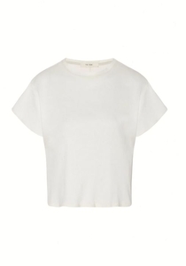 ザ・ロウ （The Row） Fedras コットン クルーネック 半袖 Tシャツ サイズS ホワイト 6474 ウェア（新品）