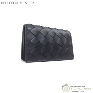 ボッテガ ヴェネタ （BOTTEGA VENETA） イントレチャート カードケース 608062 ブラック（新品）