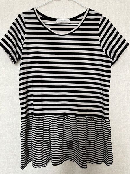 ローリーズファーム LOWRYSFARM Tシャツ チュニック ボーダー