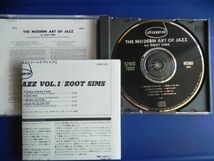 CD【 Japan 】ズート・シムス Zoot Sims /The Modern Art Of Jazz ☆32WD-7003/1988◆_画像2