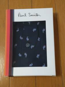 新品未使用　ポールスミスPaul Smith　トランクスM　ネイビーうさぎ　4,070円を↓