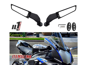 新品 LK13-4 可変 スリム ウイング ミラー カウルミラー Z750S ZRX1200S ZZR1200 ER-6F Ninja250R Ninja400 Ninja650R ニンジャ Ninja 汎用