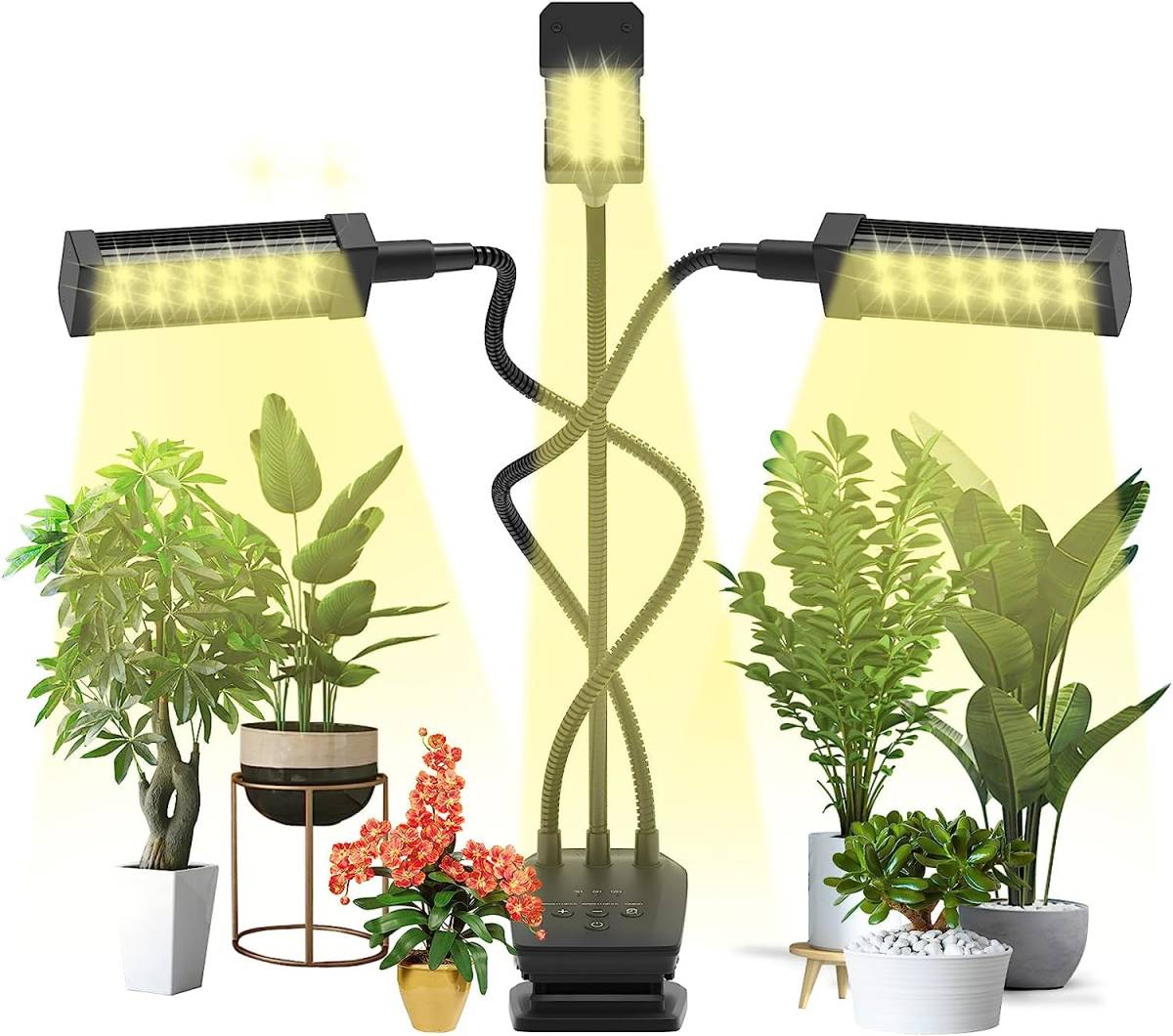 SMARUP LED植物育成ライト/植物ライト/室内植物成長ライト1200W 観葉 