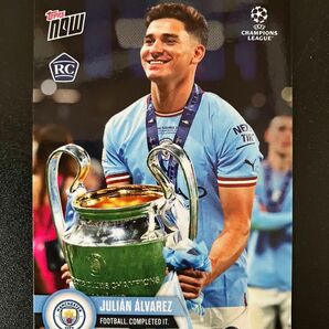 フリアン・アルバレス JULIAN ALVAREZ Topps now オンライン限定 UCL 優勝 記念 RC ルーキー