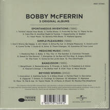 ◆新品・送料無料◆ボビー・マクファーリン/5 ALBUMS/SPONTANEOUS INVENTIONS、SIMPLE PLEASURE 他 5枚組 紙ジャケット Import p1196_画像2