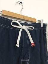 Abercrombie &Fitch アバクロンビー&フィッチ スイムパンツ スイムショーツ 半ズボン メンズL 明るいネイビー系 良品_画像2