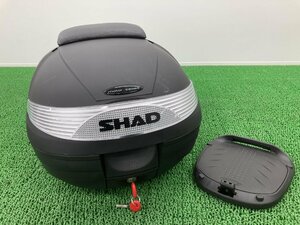 SHAD製 トップケース 社外 中古 バイク 部品 SH29 29L リアボックス テールボックス 鍵 ベース