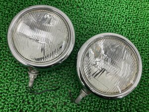 FLSTS1340 foglamp left right 2101 Harley original used bike parts worn Tey ji restoration material . no cracking chipping shortage of stock rare goods vehicle inspection "shaken" Genuine