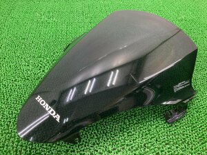 PCX125 PCX150 スクリーン ホンダ 純正 中古 バイク 部品 JF81 KF30 ノーマルスモーク ウインドシールド コンディション良好 割れ欠け無し