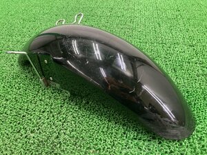 ゼファーカイ フロントフェンダー 黒 35004-1371 カワサキ 純正 中古 バイク 部品 ZR400G 修復素材に ペイント素材に 車検 Genuine