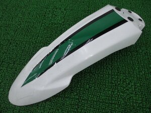 セロー250 フロントフェンダー 白 ヤマハ 純正 中古 バイク 部品 DG11J コケキズ無し 割れ欠け無し そのまま使える 車検 Genuine