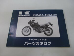 KLE400 パーツリスト カワサキ 正規 中古 バイク 整備書 ’91 KLE400-A1整備にどうぞ lL 車検 パーツカタログ 整備書