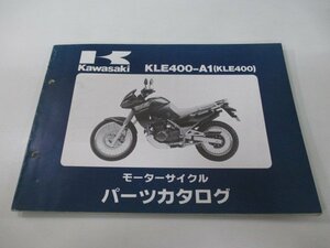 KLE400 パーツリスト カワサキ 正規 中古 バイク 整備書 ’91 KLE400-A1整備にどうぞ lL 車検 パーツカタログ 整備書