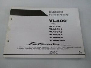 イントルーダークラシック400 パーツリスト 6版 スズキ 正規 中古 バイク 整備書 VK54A VL400K1 VL400K2 VL400K3 VL400K4 VL400K5