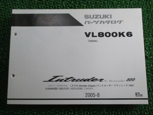 イントルーダークラシック800 パーツリスト 1版 スズキ 正規 中古 バイク 整備書 VL800K6 VS55A-100090～ UG