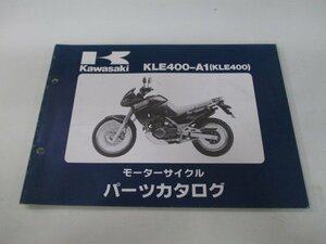 KLE400 パーツリスト カワサキ 正規 中古 バイク 整備書 ’91 KLE400-A1整備にどうぞ lL 車検 パーツカタログ 整備書