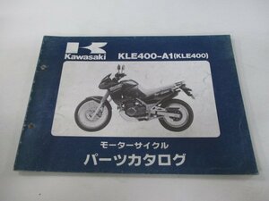 KLE400 パーツリスト カワサキ 正規 中古 バイク 整備書 ’91 KLE400-A1整備にどうぞ lL 車検 パーツカタログ 整備書