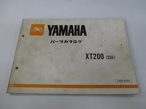 XT200 パーツリスト 1版 ヤマハ 正規 中古 バイク 整備書 23J 23J-000101～ ku 車検 パーツカタログ 整備書