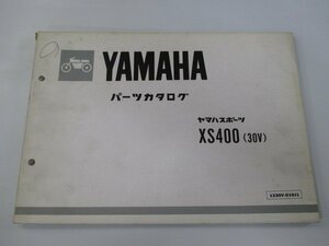 XS400 パーツリスト 1版 ヤマハ 正規 中古 バイク 整備書 30V 16Y-010101整備に役立ちます iD 車検 パーツカタログ 整備書