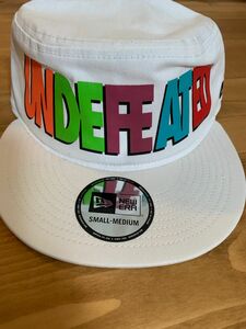 未使用　NEW ERA キャップ　UNDEFEATED X NEW ERA PILLBOX ホワイト　白