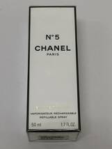 新品未使用！CHANEL シャネル No5 5番 EDT オードトワレ リチャージャブル リフィラブル スプレー 香水 フレグランス 50ml_画像3