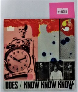 万1 08783 KNOW KNOW KNOW / DOES (CD＋DVD) 歌詞付き KSCL-2696/7