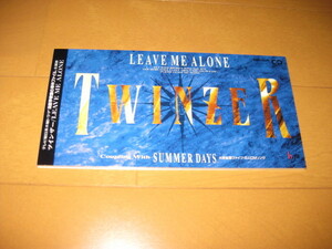 LEAVE ME ALONE / SUMMER DAYS 8cmシングルCD TWINZER ツインザー 春畑道哉(TUBE) 織田哲郎 BJDL-1004