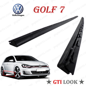 ワーゲン ゴルフ 7 ノーマル / ヴァリアント / R / GTE / オールトラック → GTI 2013～ サイド スポイラー スカート 5G6853859B