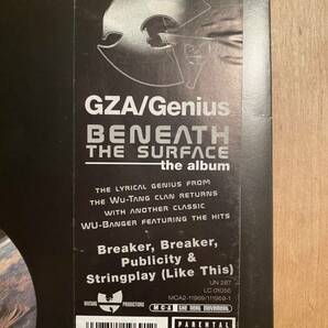 レア盤 GZA Beneath The Surface 1996 USレーベル: MCA Records ウータンクラン フォーマット: 2 x レコード, LP, Album wu-tang clanの画像2