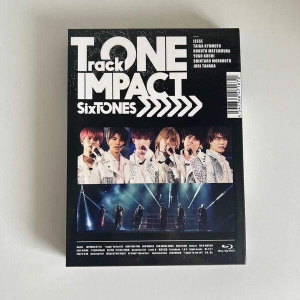 SixTONES ライブ映像 BluRay TrackONE IMPACT 初回限定盤