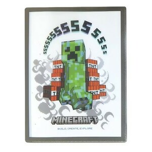  including carriage my n craft hard cover pocket clear file ( creeper ) 17916 Micra goods stationery stationery Minecraft