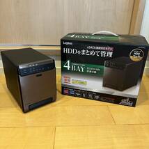 ロジテック HDD ケース 3.5インチ ガチャベイ　4ベイ LHR-4BNHEU3_画像1