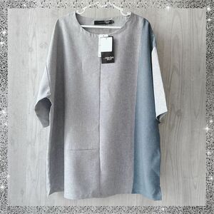 メンズ 半袖 カットソー 5L 大きいサイズ 夏服 シンプル かっこいい お洒落 合わせやすい 新品