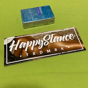 HAPPY STANCE ★01★ バンパー　ステッカー USDM　ハッピースタンス