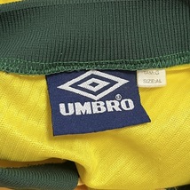 【送料無料】レア ブラジル製 90s OLD UMBRO 94年 ブラジル代表 ユニフォーム フットボールシャツ vintage 古着_画像5