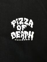 美中古★Pizza of death ピザオブデス 横山健 Tシャツ S ハイスタ 脱原発 ハイスタンダード ブラック 漢字 黒 anvil アンビル_画像3