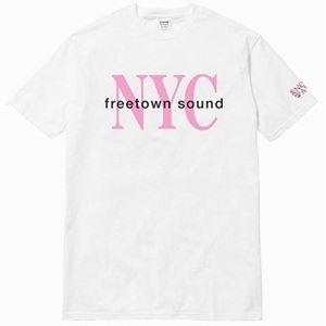 美品 KNOW WAVE Freetown T-Shirt Mサイズ ノウウェーブ Tシャツ ホワイト ノーウェーブ Dev Hynes Freetown Sound