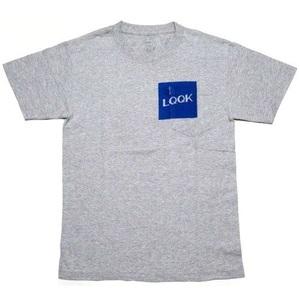 美品 LQQK Studio Over The Pocket S/S Tee Sサイズ ポケット Tシャツ グレー ルックスタジオ