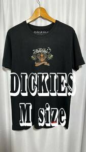DICKIES ディッキーズ　プリントTシャツ　M size バックプリント　US古着　ブラック