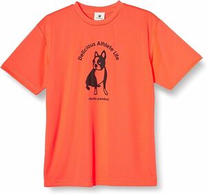 クラウディオパンディアーニ 半袖Tシャツ tennis junky DryTEE CP17044 オレンジ メンズL 新品
