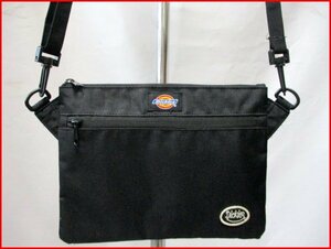 Dickies/ディッキーズ◇サコッシュ　2way　ショルダーポーチ　BK　斜め掛け　W25cm