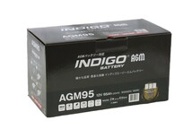 【インディゴバッテリー】AGM95 ベントレーコンチネンタル 互換:ENJ-410LN5-IS,BLA-95-L5 輸入車用 新品 保証付 即納 AGM EFB対応_画像3