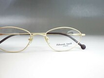 Edwards Smith LUNETTES◆エドワードスミス【新品 メガネフレーム ES-502】ゴールド◆眼鏡/めがね_画像4